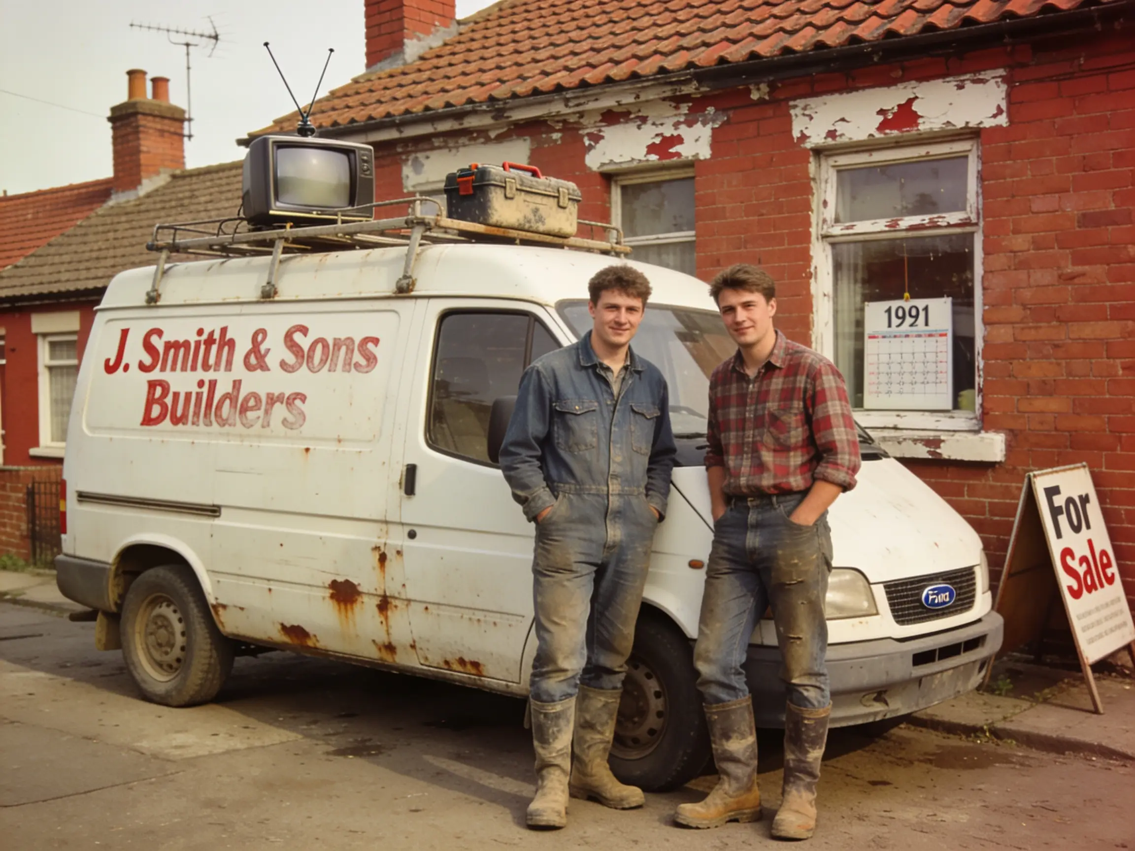 Archive photo of DLP in the early years alongside the team today.