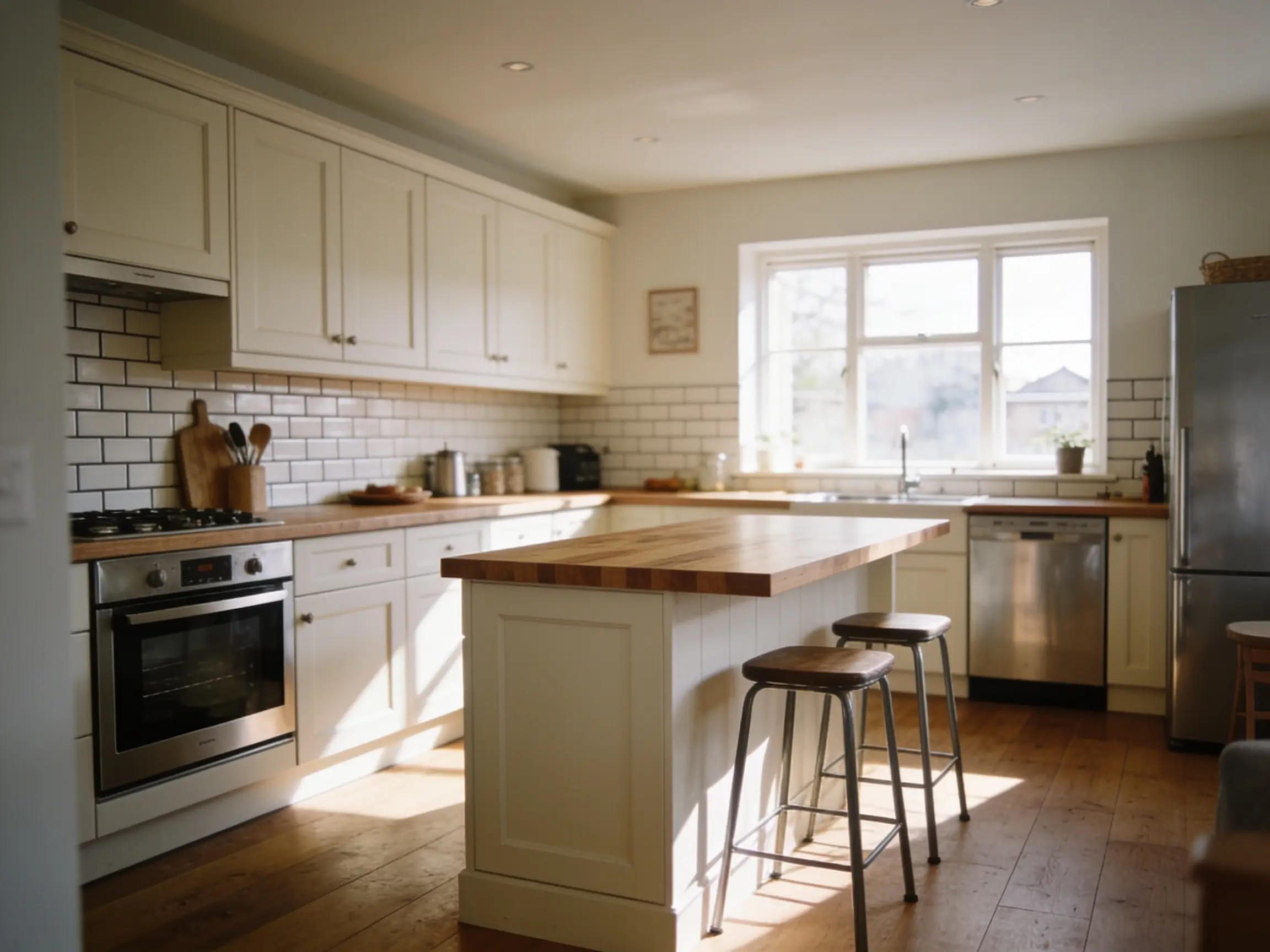 Beautifully finished kitchen or bathroom — clean, modern, well-finished install